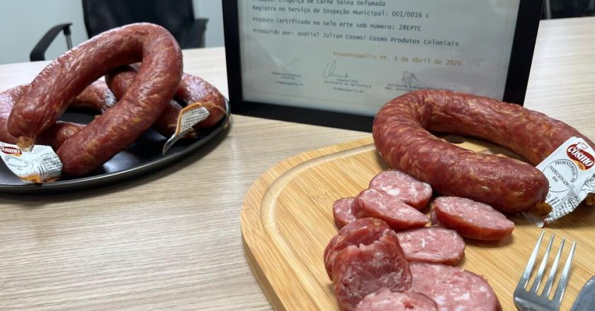 Prudentópolis celebra a estreia do Selo Arte com a linguiça pura como pioneira