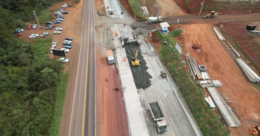 Duplicação da rodovia que liga Pitanga a Turvo avança com investimento de R$ 514 milhões na região Central