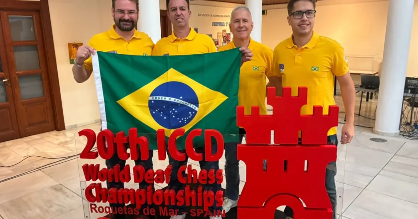 Docente da Unicentro é o representante brasileiro no Mundial de Xadrez para Surdos
