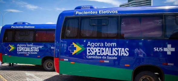 Governo Federal entrega frota de veículos para transporte de pacientes do SUS em Guarapuava