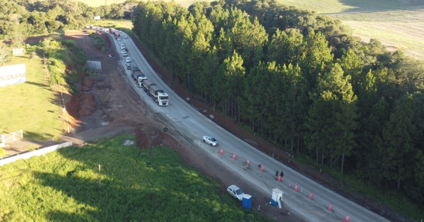 Estado intensifica obras de recuperação e amplia faixas na rodovia entre Nova Tebas e Pitanga