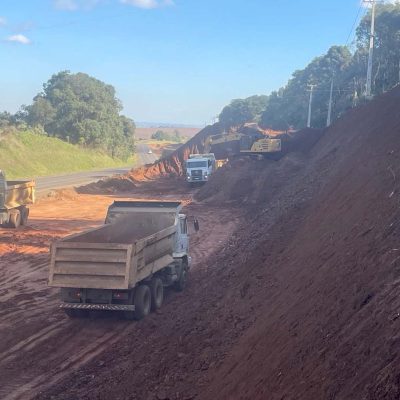 Detonação de rochas marcará o progresso da duplicação da PRC-466 entre Turvo e Palmeirinha nesta quarta-feira