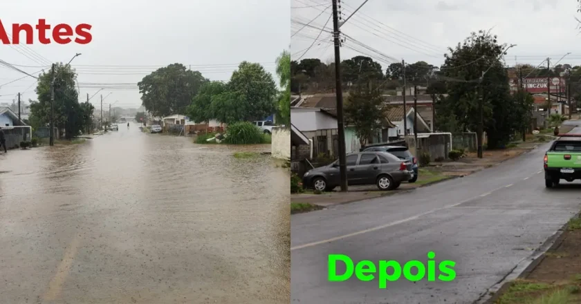 Prefeitura de Guarapuava garante proteção contra alagamentos após intensas chuvas nesta quarta-feira (29)