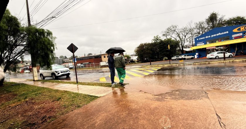 Guarapuava registra precipitação acima do normal em junho, revela Simepar