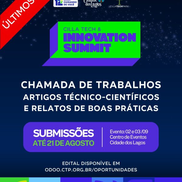 Cilla Tech & Innovation Summit 2026 se aproxima do prazo final para envio de projetos