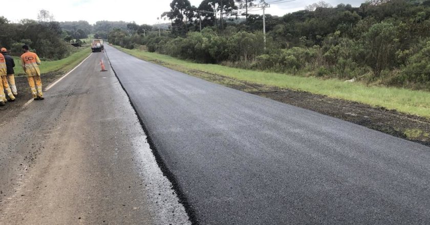 Interdição parcial na PR-170: tráfego em sistema pare-e-siga entre Pinhão e a entrada da usina Foz do Areia