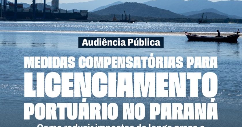 Goura realiza debate público para discutir compensações sociais e ambientais relativas ao Porto de Paranaguá